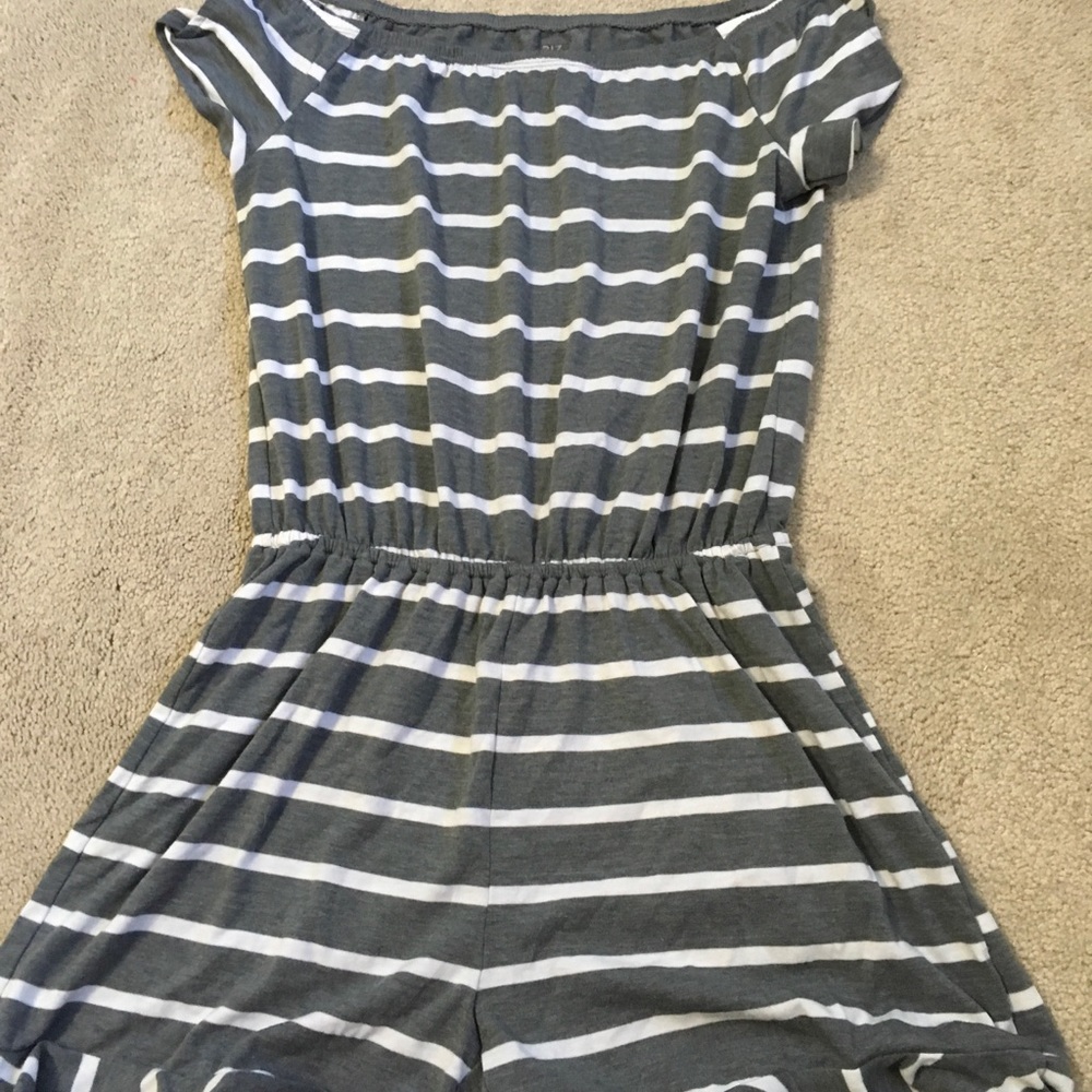 Stripped romper